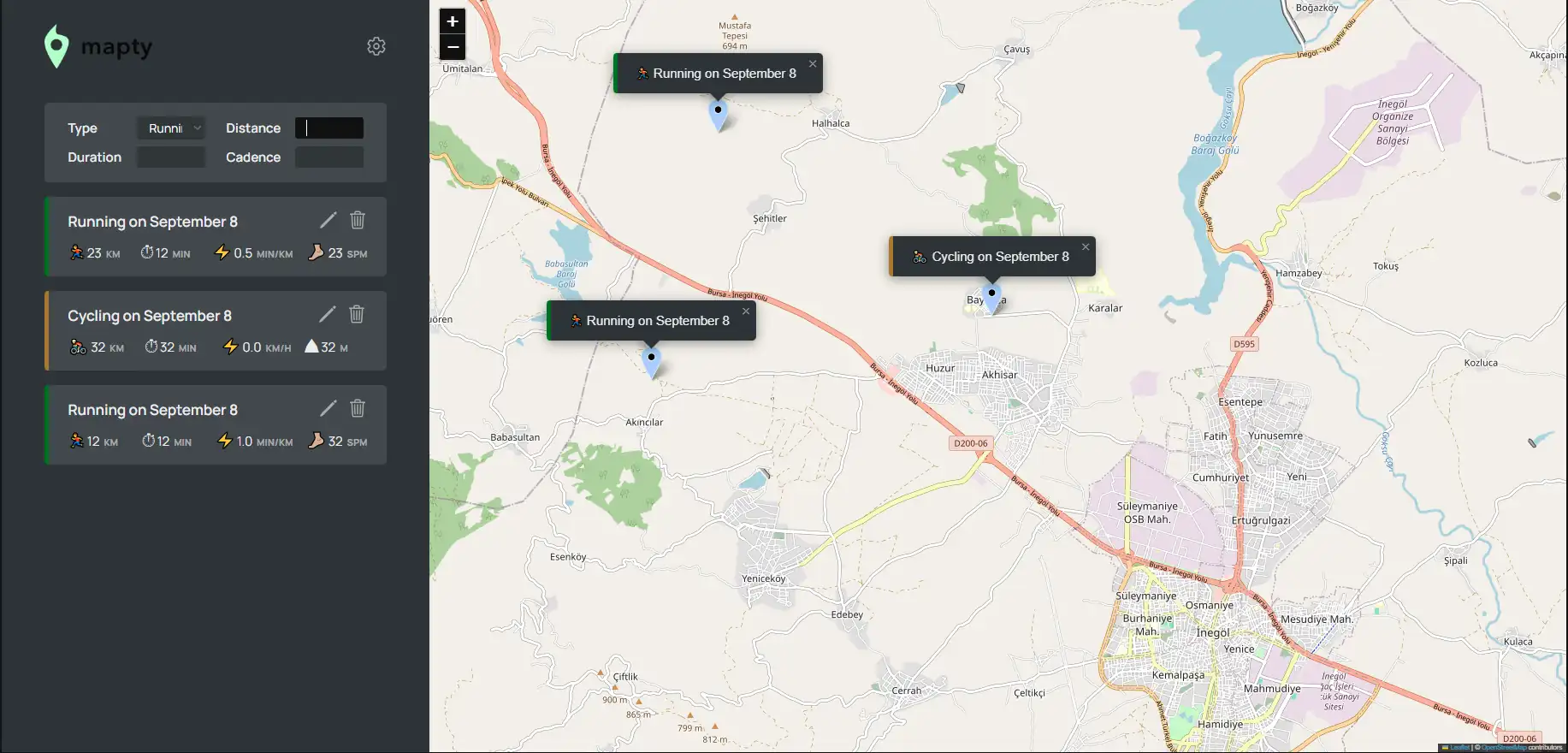 mapty project